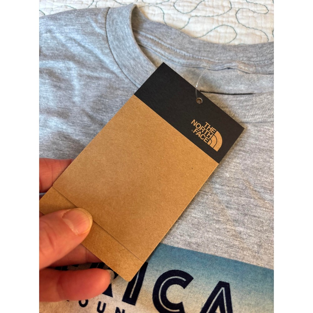 The North Face America 250 Pikes Peak Colorado Relaxed Tee Grey Size Medium - Picture 4 of 5